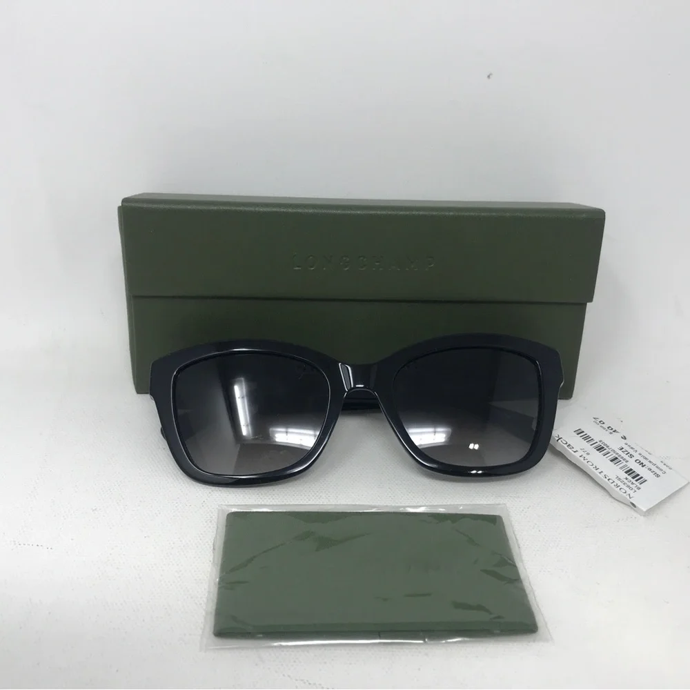 Longchamp Square LO632SL-001 Square Sunglasses, OS - Black